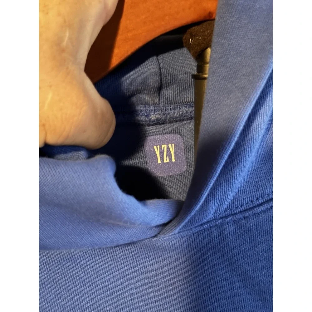 Yeezy Gap Double Layered Blue Hoodie. Kids Size Large. New without tags. Men's S